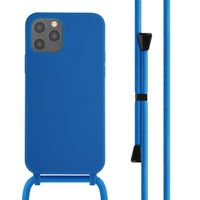 imoshion Cover in Silicone con Cordino Apple iPhone 12 (Pro) - Blu