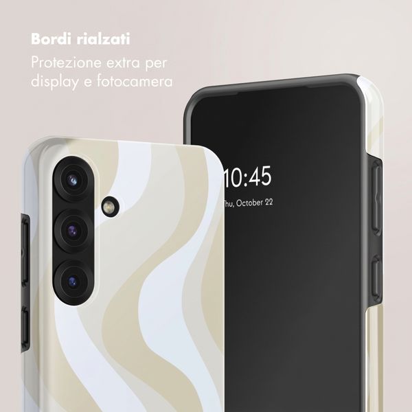 Selencia Cover Posteriore Vivid Samsung Galaxy S25 FE - Desert Waves Beige