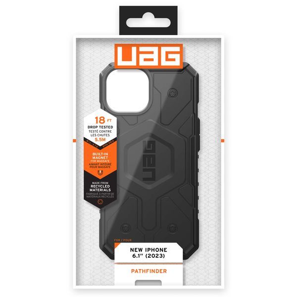 UAG Cover Posteriore Pathfinder con MagSafe Apple iPhone 15 - Nero