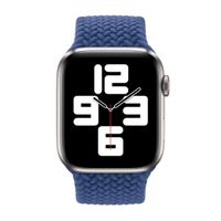 Apple Cinturino Solo intrecciato Apple Watch | 44/45/46/49 mm - Taglia 10 - Atlantic Blue