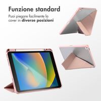 imoshion Cover Origami Apple iPad 9 (2021) 10.2 pollici / iPad 8 (2020) 10.2 pollici / iPad 7 (2019) 10.2 pollici - Rosa