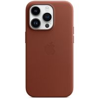 Apple Cover Posteriore in Pelle con MagSafe Apple iPhone 14 Pro - Umber