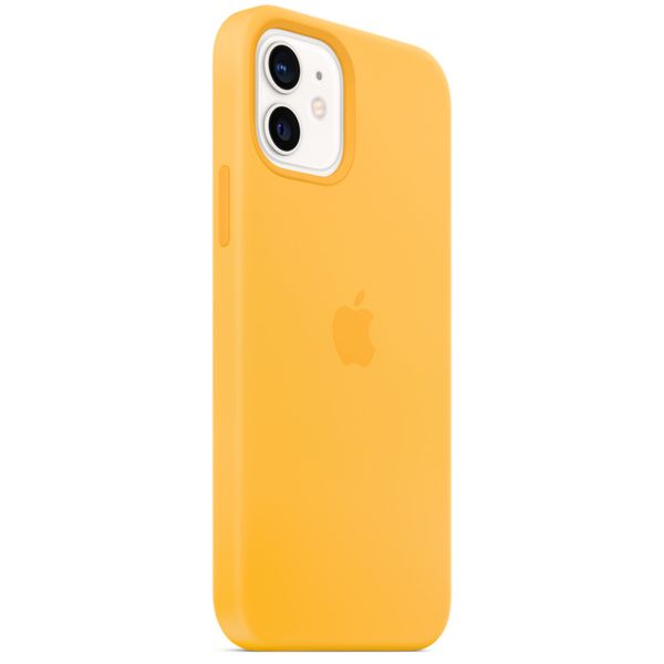 Apple Cover Posteriore in Silicone con MagSafe Apple iPhone 12 (Pro) - Sunflower