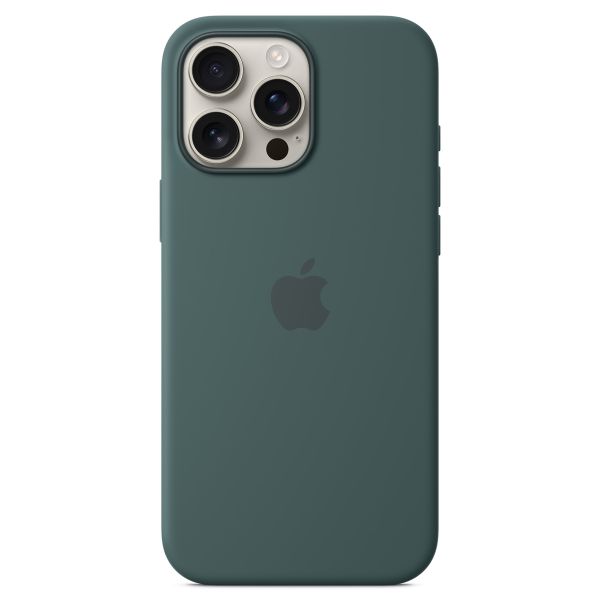 Apple Cover Posteriore in Silicone con MagSafe Apple iPhone 16 Pro Max - Lake Green
