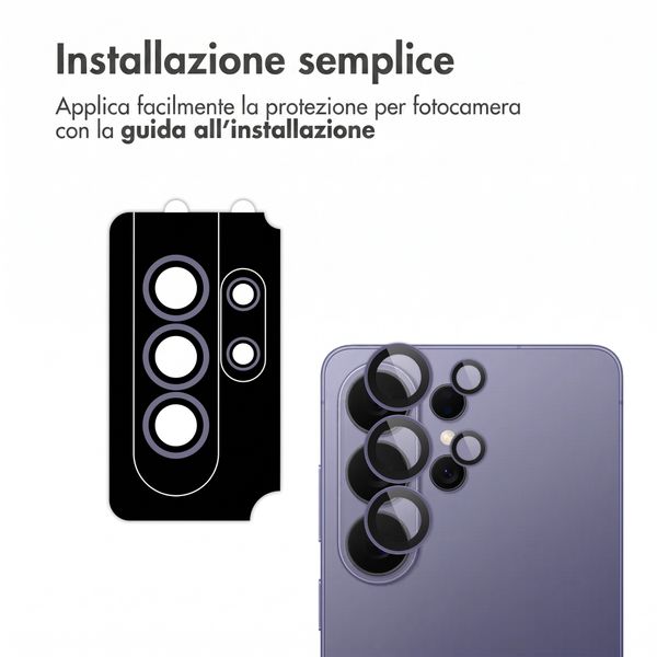 imoshion 2 Pack protezione lente fotocamera per Samsung Galaxy S26 Ultra - Cobalt Blue