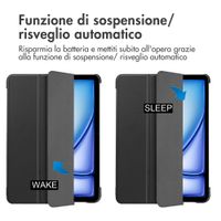 imoshion Cover a libro Trifold Apple iPad Air 13 pollici (2026) M4 / (2025) M3 / (2024) M2 - Nero
