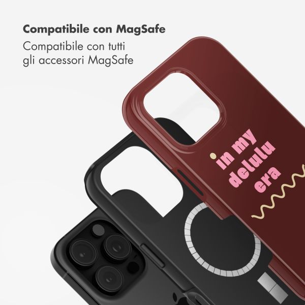 Selencia Cover posteriore Vivid con MagSafe Apple iPhone 16 Pro - Delulu