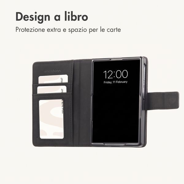 imoshion Cover a libro di Lusso Samsung Galaxy Z Fold 8 - Nero