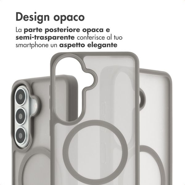 imoshion Cover posteriore Color Guard con MagSafe Samsung Galaxy S26 - Grigio