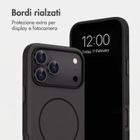 imoshion Cover posteriore Color con Thin MagSafe Ring Apple iPhone 18 Pro Max / 17 Pro Max - Nero