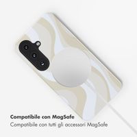 Selencia Cover posteriore Vivid con MagSafe Samsung Galaxy S26 - Desert Waves Beige