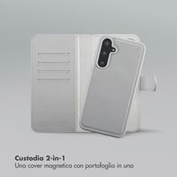 Selencia Libreria rimovibile Olyn con MagSafe Samsung Galaxy A55 - Grigio