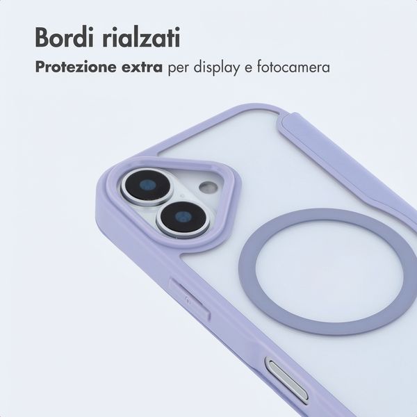 imoshion Bookcase trasparente con MagSafe Apple iPhone 17 - Lilla