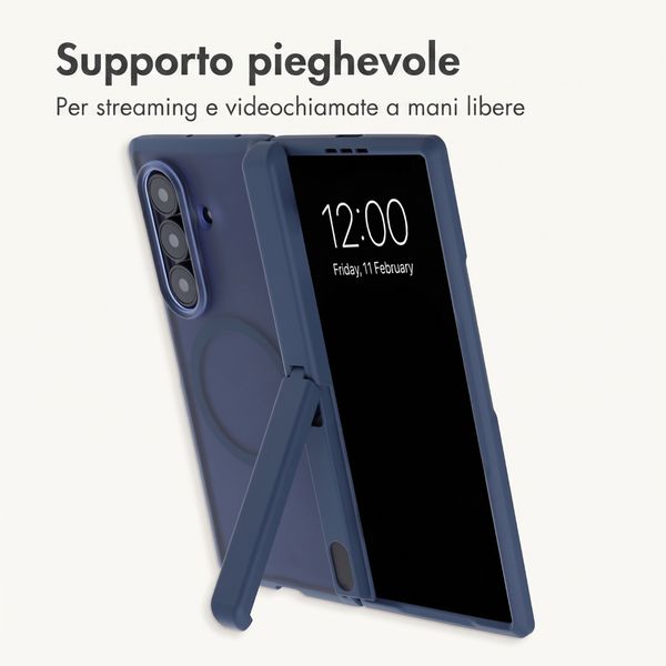 imoshion Color Guard con MagSafe e supporto Samsung Galaxy Z Fold 8 Ultra - Blu scuro