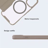 imoshion Bookcase trasparente con MagSafe Apple iPhone 14 / 13 - Beige
