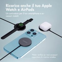 Accezz Caricatore wireless USB-C - Caricatore wireless MagSafe - 1 metro - Nero