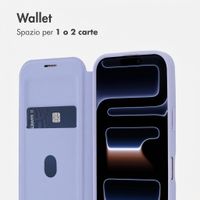imoshion Bookcase trasparente con MagSafe Apple iPhone 17 Pro - Lilla