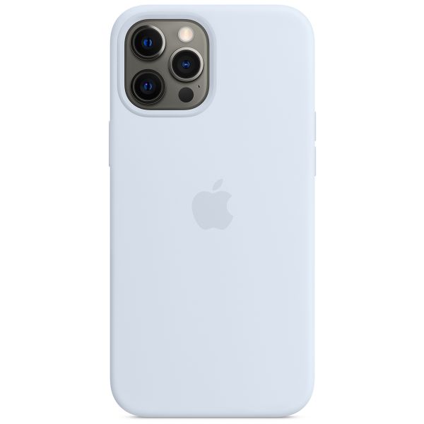 Apple Cover Posteriore in Silicone con MagSafe Apple iPhone 12 Pro Max - Cloud Blue