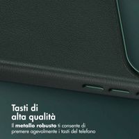 Accezz Cover in Pelle con MagSafe Apple iPhone 17 Pro - Cedar Green