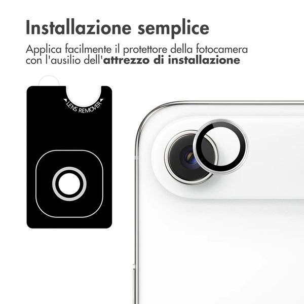 imoshion Pellicola protettiva 2 pack per la fotocamera Apple iPhone Air - Argento