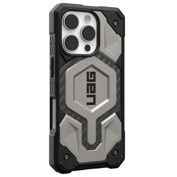 UAG Cover Posteriore Monarch Pro Apple iPhone 16 Pro - Titanium