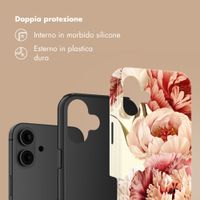 Selencia Cover Posteriore Vivid Apple iPhone 16 - Vintage Peony
