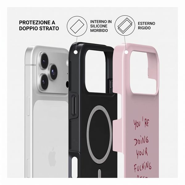 Burga Cover Posteriore Resistente con MagSafe Apple iPhone 18 Pro - Your Best