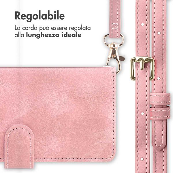 imoshion Cover a libro con Cordino Samsung Galaxy A16 - Rosa