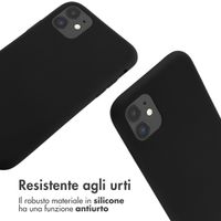 imoshion Cover in Silicone con Cordino Apple iPhone 11 - Nero