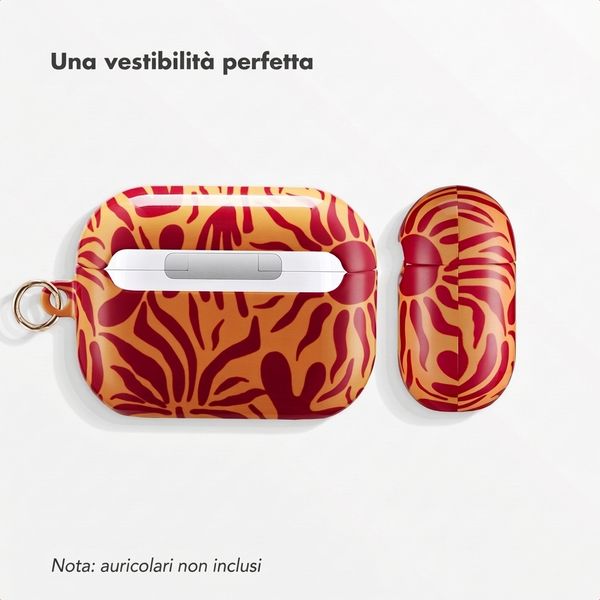 Selencia Cover Vivid  Apple Airpods Pro - Tropical Vibes Apricot