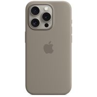 Apple Cover Posteriore in Silicone con MagSafe Apple iPhone 15 Pro - Clay