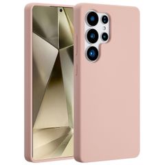 Accezz Cover in silicone liquido con MagSafe Samsung Galaxy S25 Ultra - Rosa