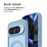 imoshion Cover posteriore Color Guard con MagSafe Google Pixel 9 / 9 Pro / 10 / 10 Pro - Azzurro