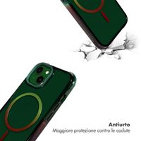 Selencia Cover MagSafe Gradient Apple iPhone 13 - Verde / Marrone