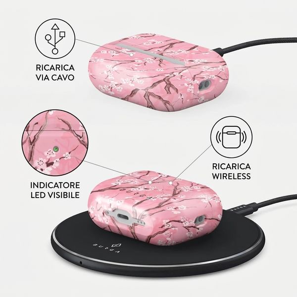 Burga Cover rigida Apple AirPods Pro 3 - Sakura