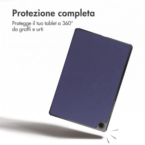 imoshion Cover a libro Trifold Samsung Galaxy Tab A9 Plus - Blu scuro