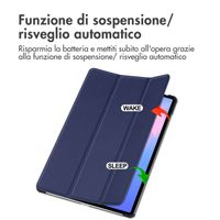 imoshion Cover a libro Trifold Samsung Galaxy Tab S10 FE Plus - Blu scuro