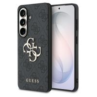 Guess Cover Posteriore con Logo 4G in Metallo Samsung Galaxy S26 - Nero