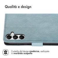 imoshion Cover a libro di Lusso Samsung Galaxy A16 - Azzurro