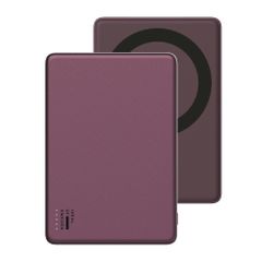 iDeal of Sweden MagSafe Powerbank Slim 5.000 mAh - Powerbank wireless - Cherry Lacquer