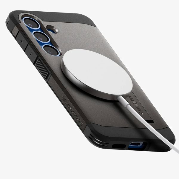 Spigen Cover Posteriore Corazzata Tough con MagSafe Samsung Galaxy S25 Plus - Gunmetal