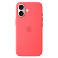 Apple Cover in silicone con MagSafe Apple iPhone 17 - Bright Guava