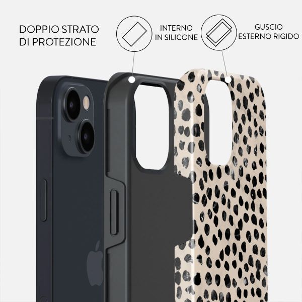 Burga Cover Posteriore Resistente Apple iPhone 13 - Almond Latte