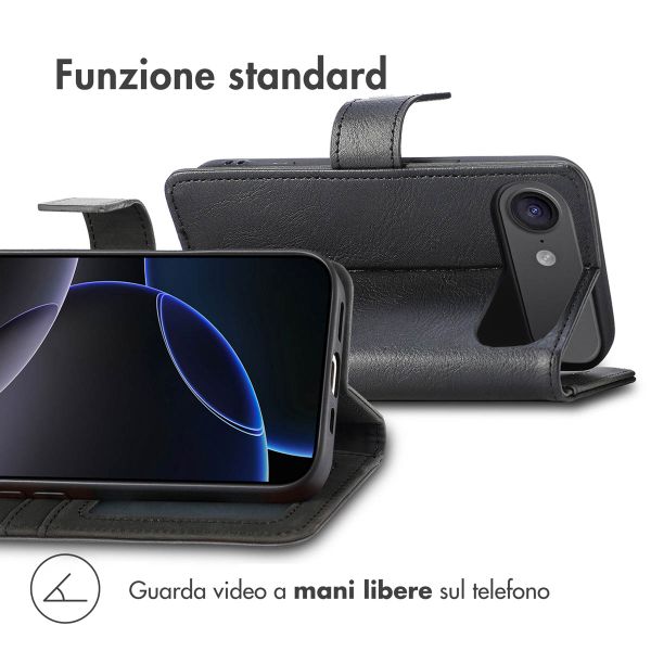 imoshion Cover a libro di Lusso Apple iPhone Air - Nero