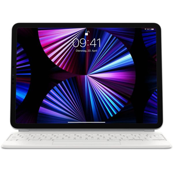Apple Magic Keyboard Apple iPad Air 11 pollici (2026) M4 / (2025) M3 / (2024) M2 / Air 5 (2022) / Air 4 (2020) / Pro 11 (2018/2020/2021/2022) - QWERTZ / DE - Bianco