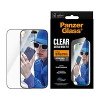 PanzerGlass Vetro temperato antibatterico ultra-largo con applicatore Apple iPhone 18 Pro / 17 Pro