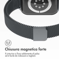 imoshion Cinturino sottile Milanese Apple Watch | 38/40/41/42 mm - Indigo
