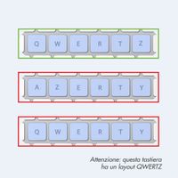 Apple Magic Keyboard Apple iPad Air 11 pollici (2026) M4 / (2025) M3 / (2024) M2 / Air 5 (2022) / Air 4 (2020) / Pro 11 (2018/2020/2021/2022) - QWERTZ / DE - Bianco