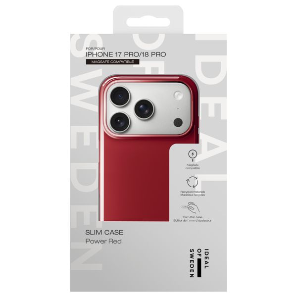 iDeal of Sweden Cover sottile MagSafe Apple iPhone 18 Pro / 17 Pro - Power Red