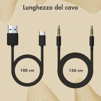 imoshion Special Edition - Cuffie wireless per bambini LED Light Cat Ear - Limitatore di Decibel - Con cavo AUX - Leopardo